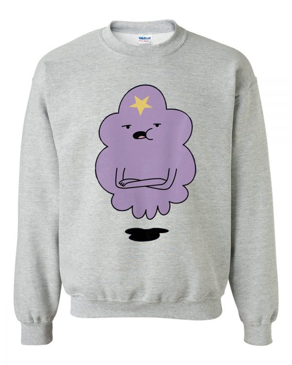 Purple lumpy space princess cotton sweatshirt