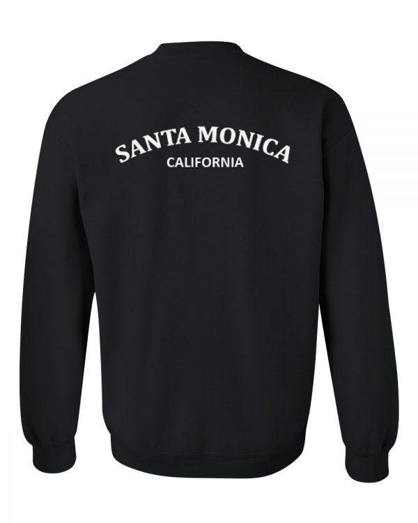 Santa Monica California Sweatshirt Back