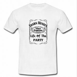Shawn Mendes life of the t shirt