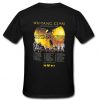 Wutang clan Underground Tour T shirt back