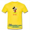 looking mickey mouse t shirt