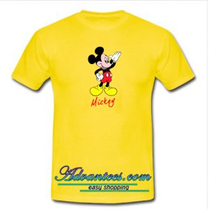 looking mickey mouse t shirt