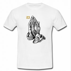 praying hand 23 t shirt