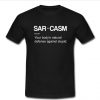 sarcasm noun t shirt