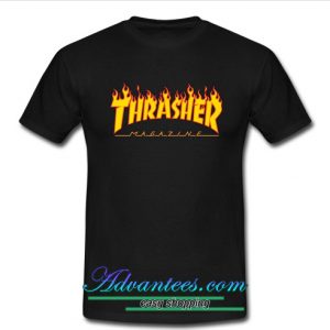 thrasher magazine black t shirt