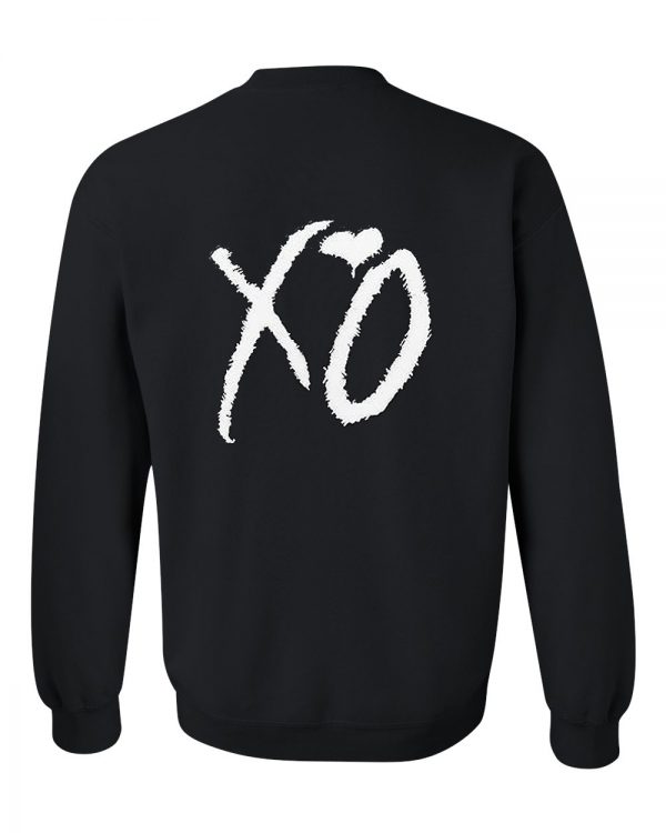 xo roots varsity sweatshirt back