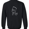Bart Simpson Sweatshirt back
