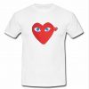 Garcon Red Heart Blue Eyes T Shirt