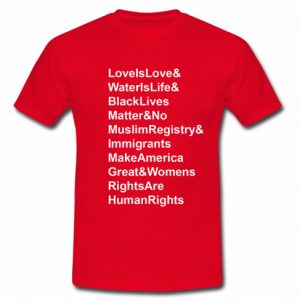 Love Is Love Water Is Life t shirt