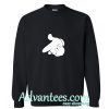 Mickey Hands Gun Crewneck Cartoon sweatshirt