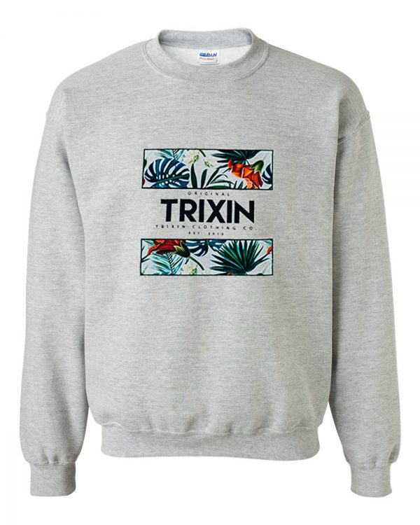 Trixin flower sweatshirt