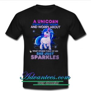 a unicorn doesn’t stand around t shirt