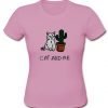 cat and me cactus t shirt