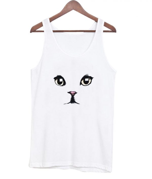 cat face tanktop