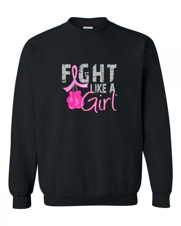 fight like a girl sweatshirt