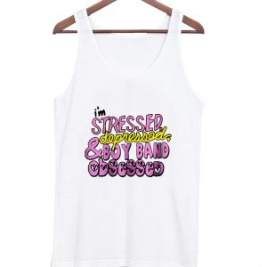 i'm stressed depressod tanktop