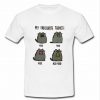 my favorite things pusheen t shirt