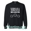 nirvana nevermind black sweatshirt