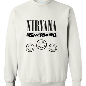 nirvana nevermind white sweatshirt