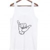 sign language hand tanktop