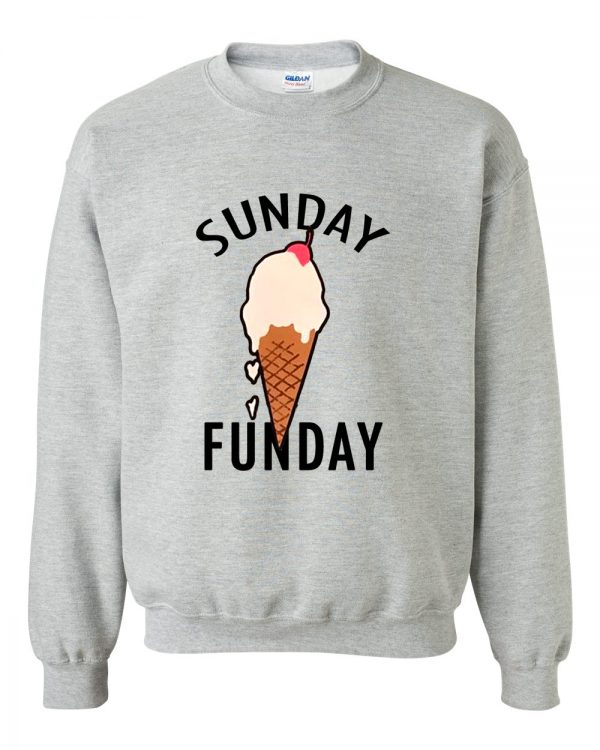 sunday ice cream funday sweatshirt
