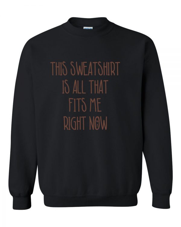 this sweatshirt is all that fits me right now sweatshirt
