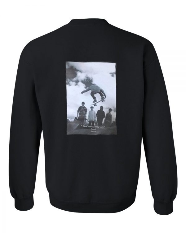 Code Name White Brain Sweatshirt Back