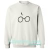 Harry potter Glasses white sweatshirt