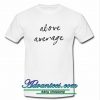 above average t shirt