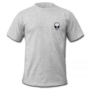 alien gray t shirt