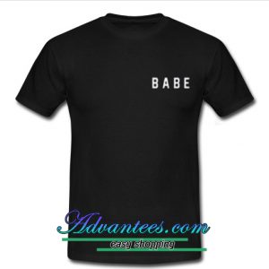 babe font t shirt