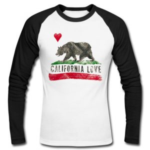 california love raglan longsleeve