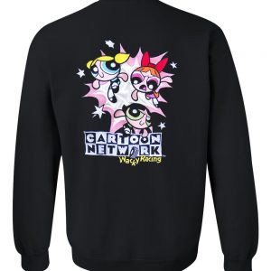 cartoon network wack racing sweatshirt back