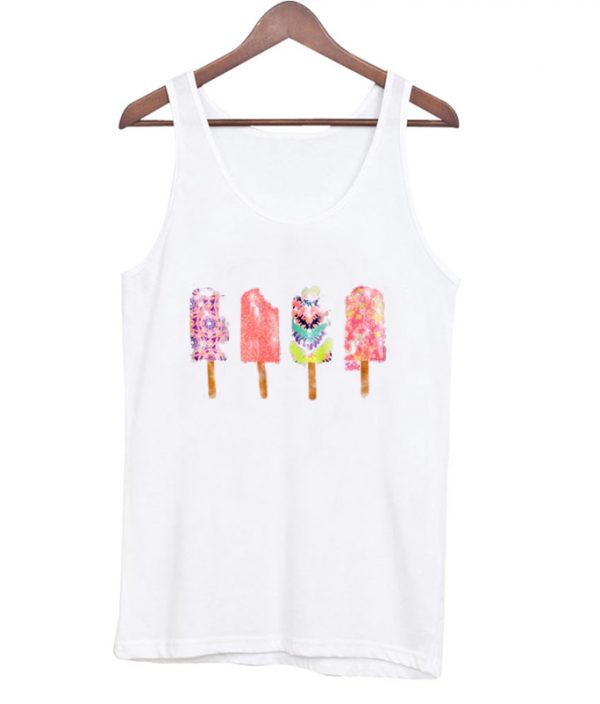 colorful ice cream tanktop