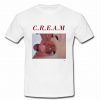 cream t shirt