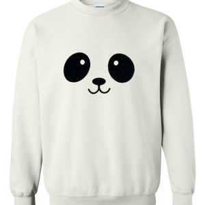 face panda sweatshirt