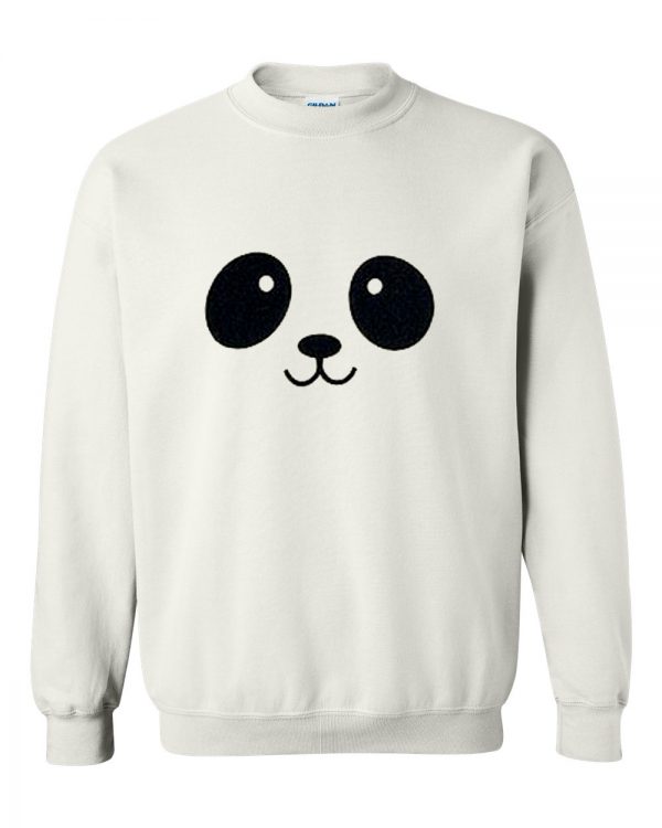 face panda sweatshirt