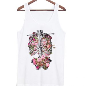 floral ribcage tanktop