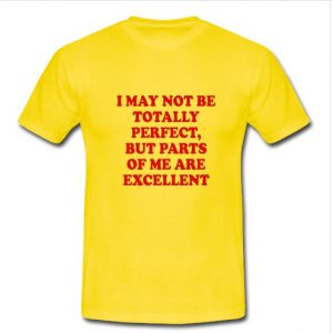 i may not be totally perfect T shirt