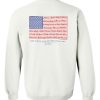 lily grace american flag sweatshirt back