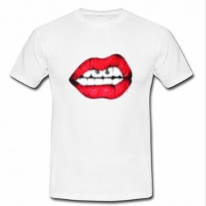 lips dope earphone t shirt