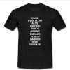 once even flow alive t shirt