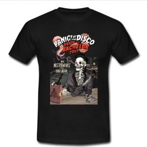 panic at the disco death of a bachelor tour t shirt