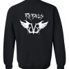 rebels sweatshirt back