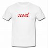 seoul font t shirt