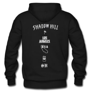 shadow hill los angeles hoodie back
