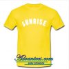 sunrise t shirt