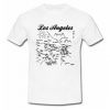 Los Angeles Map T-Shirt