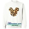 Mickey Mouse Head Leopard sweatshirt