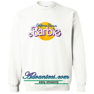 california dream barbie logo sweatshirt